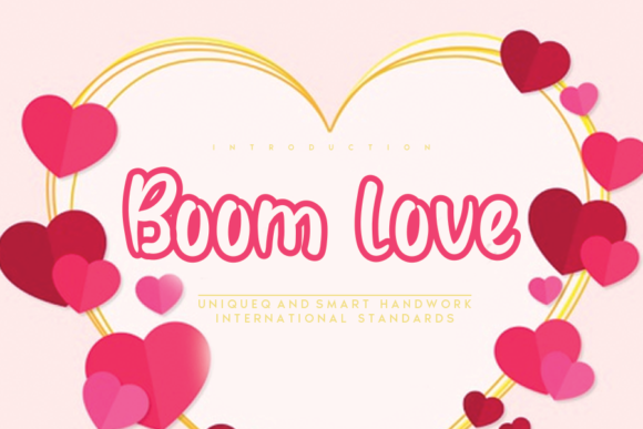 Boom Love: A Handwritten Font for Branding