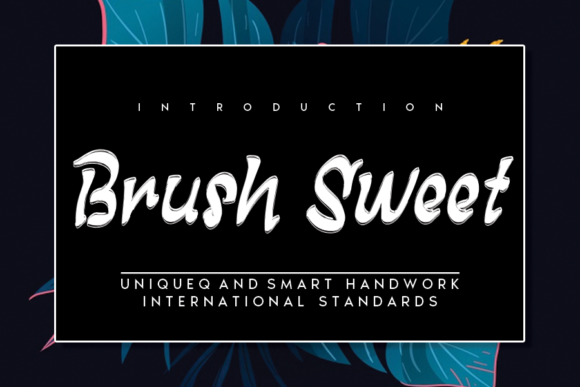 Brush Sweet: A Handwritten Font for Modern Web Design