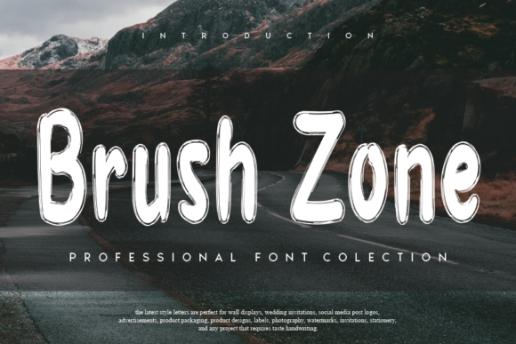 Brush Zone: A Handwritten Font for Bold Branding