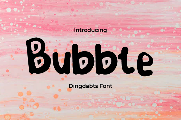 Bubble Font: A Friendly Typeface for Clear Campaigns
