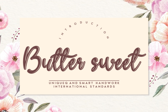 Butter Sweet: The Handwritten Font for Clear Campaigns