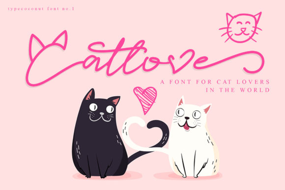 Catlove Font: A Whimsical Typeface for Branding