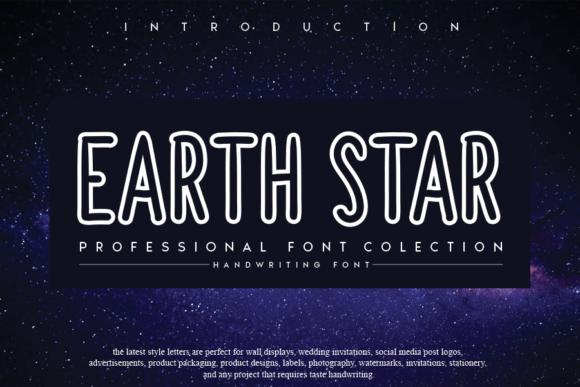 Earthstar Font: Elegant Script for Editorial Design