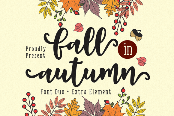 Fall in Autumn: A Script Font for Warm Campaigns