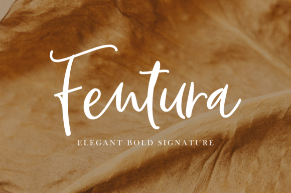 Fentura: A Handwritten Font for Modern Brands