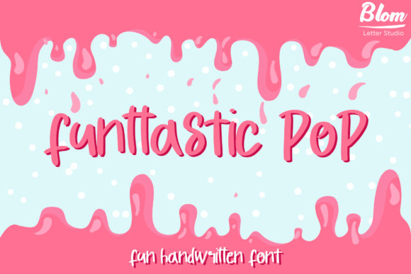 Funttastic Pop: A Playful Typeface for Editorial Joy