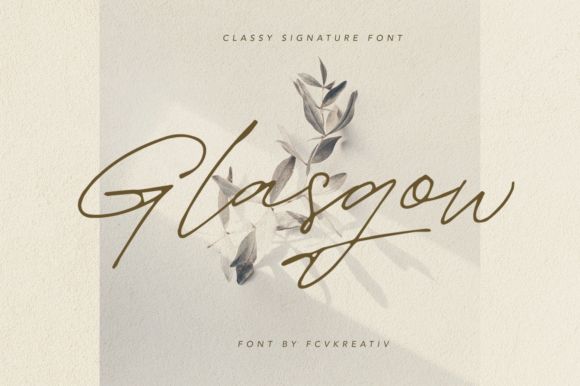 Glasgow Font: A Graceful Typeface for Editorial Design