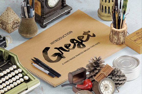 Greget: A Handwritten Font for Editorial Design