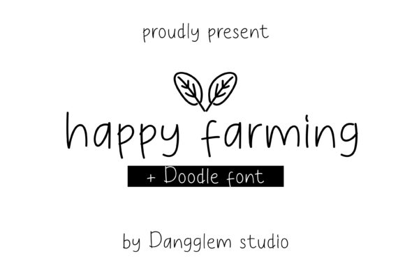 Happy Farming Font: A Warm Typeface for Brand Identity