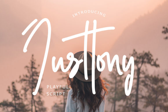 Justtony: A Handwritten Font for Editorial Design