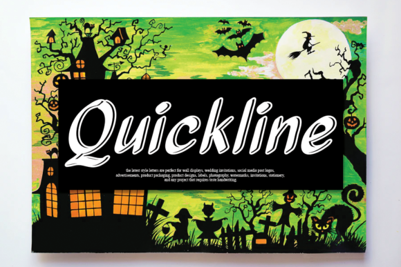 Quickline Font: Elevating Brand Identity with Elegant Script