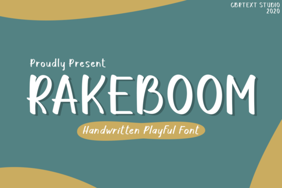 Rakeboom: A Playful Handwritten Font for Crafters