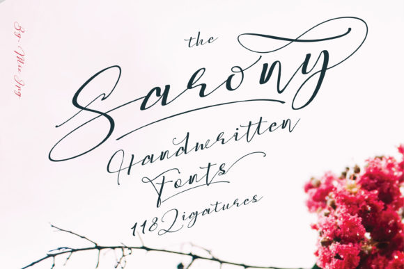 Sarony: A Handwritten Font for Editorial Design