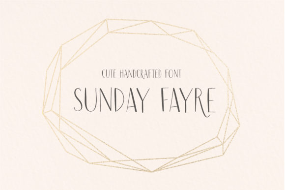 Sunday Fayre: A Sweet Handwritten Typeface for Branding