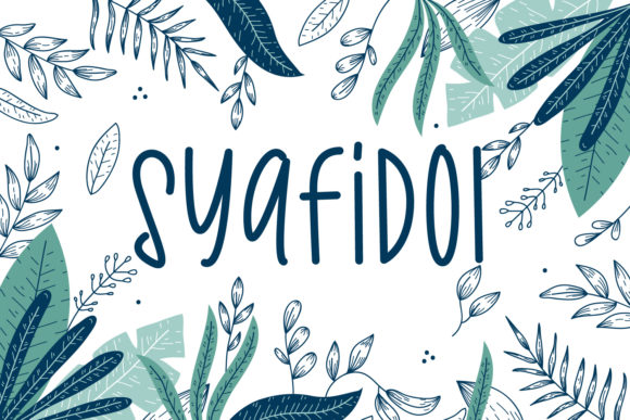 Syafidol: A Handwritten Font for Makers