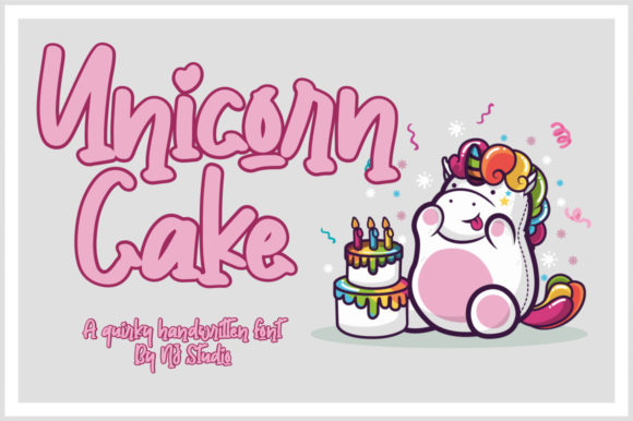 Unicorn Cake Font: A Playful Typeface for Web Design