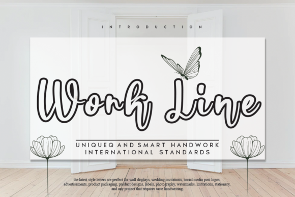Work Line: A Handwritten Font for Makers