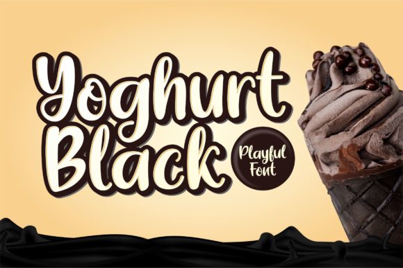 Yoghurt Black: A Friendly Handwritten Font for Modern Brands